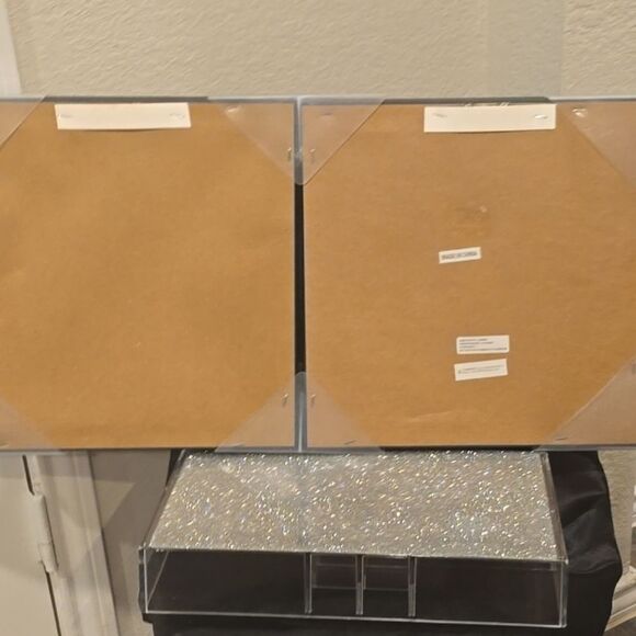 Crystal Luxe Bath Time With Louis Vuitton 2-PC Framed Canvas Wall Decor - Picture 12 of 13